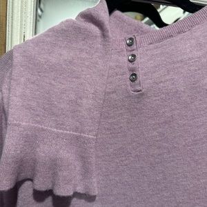 Talbots flutter sleeve sweater